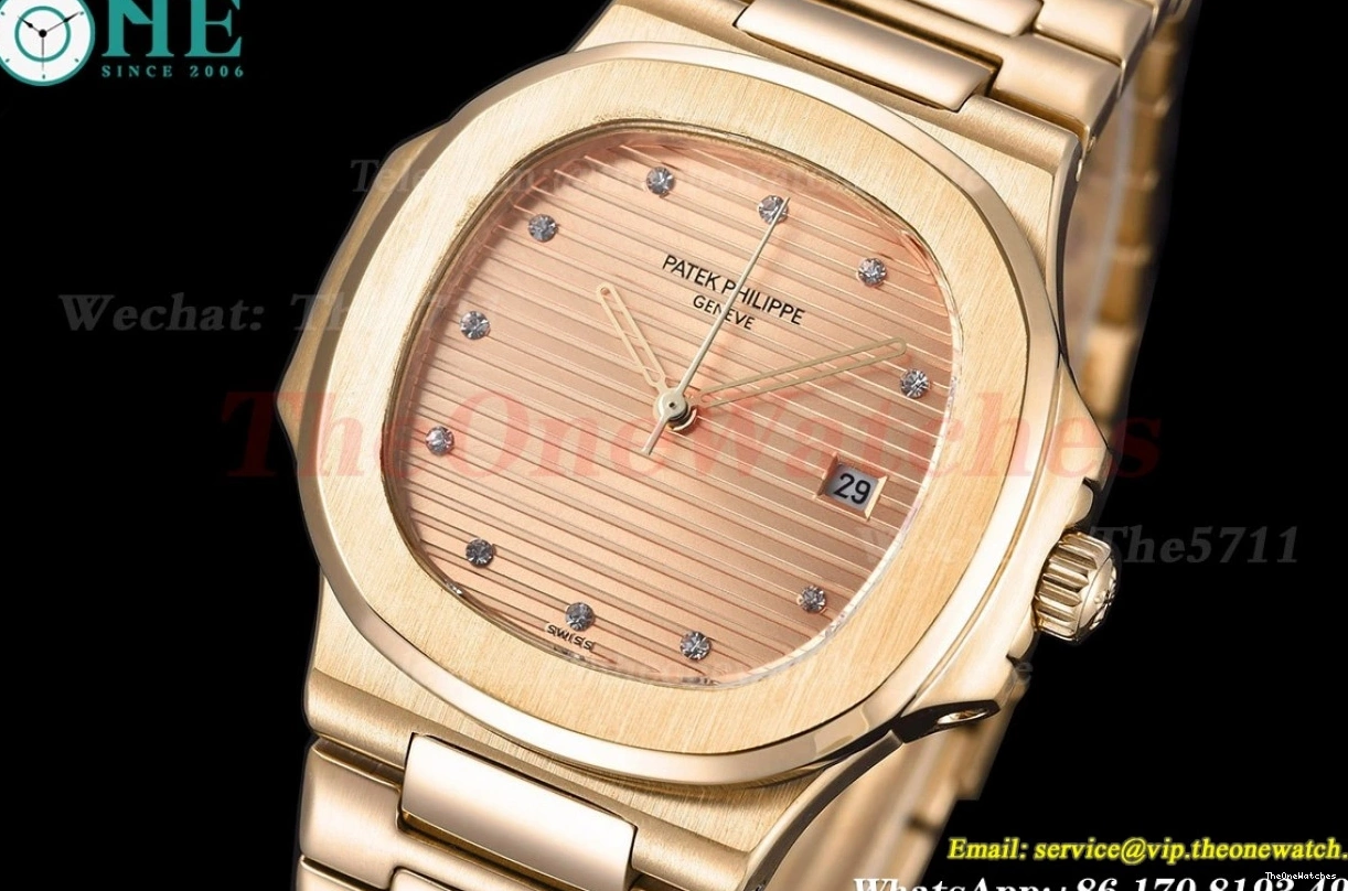Rose GDF 40mm YG YG Dial MY8215 Nautilus Gold 0312